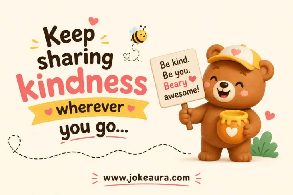 Keep sharing kindness wherever you go.