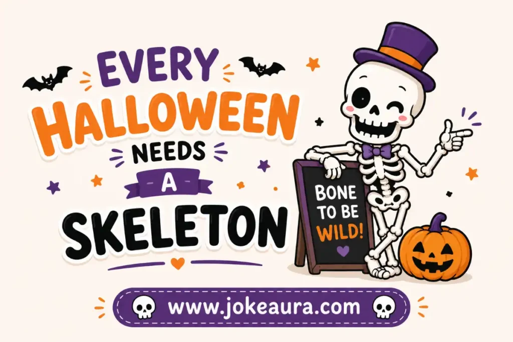Every Halloween needs a skeleton.