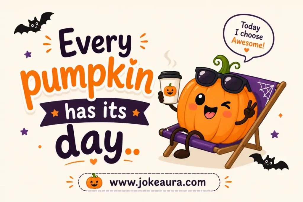 Every pumpkin has its day.