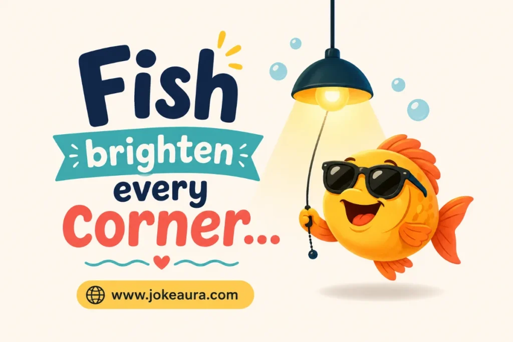  funny Fish puns; brighten every corner.