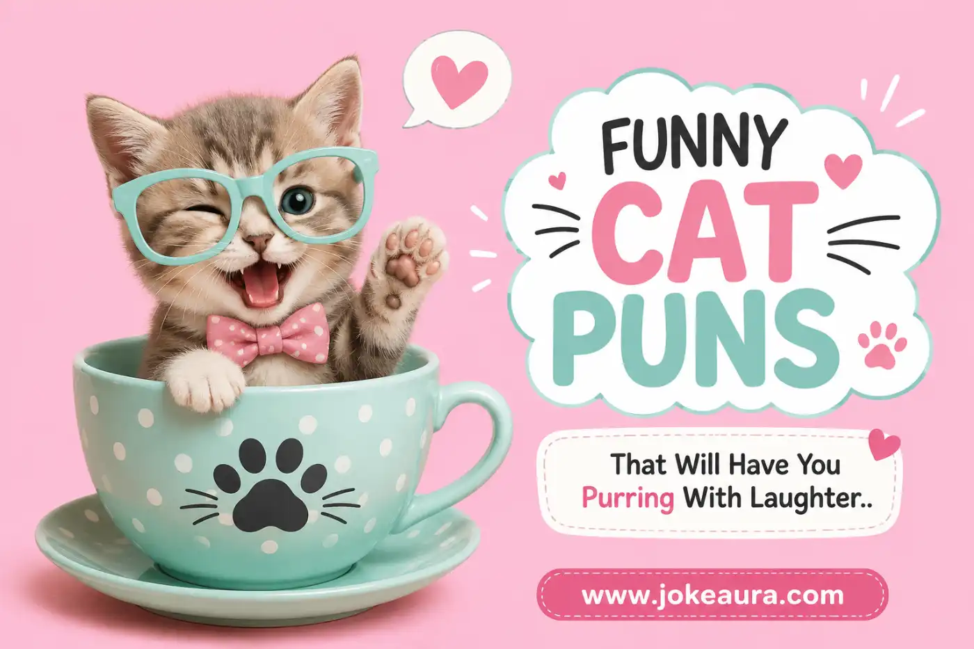 Funny Cat Puns That Will Have You Purring With Laughter.