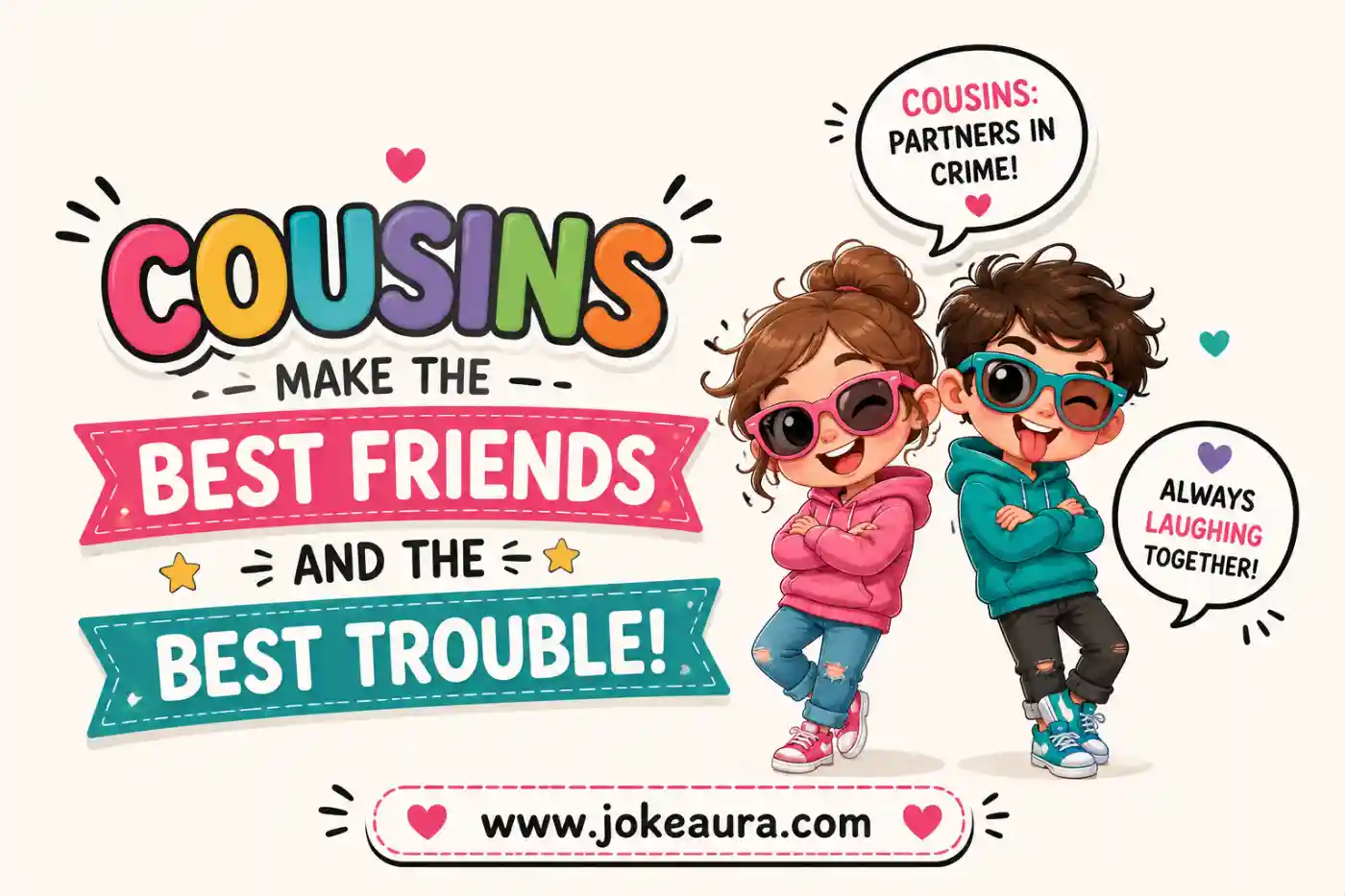 Funny Cousin Puns That Keep The Family Laughing.