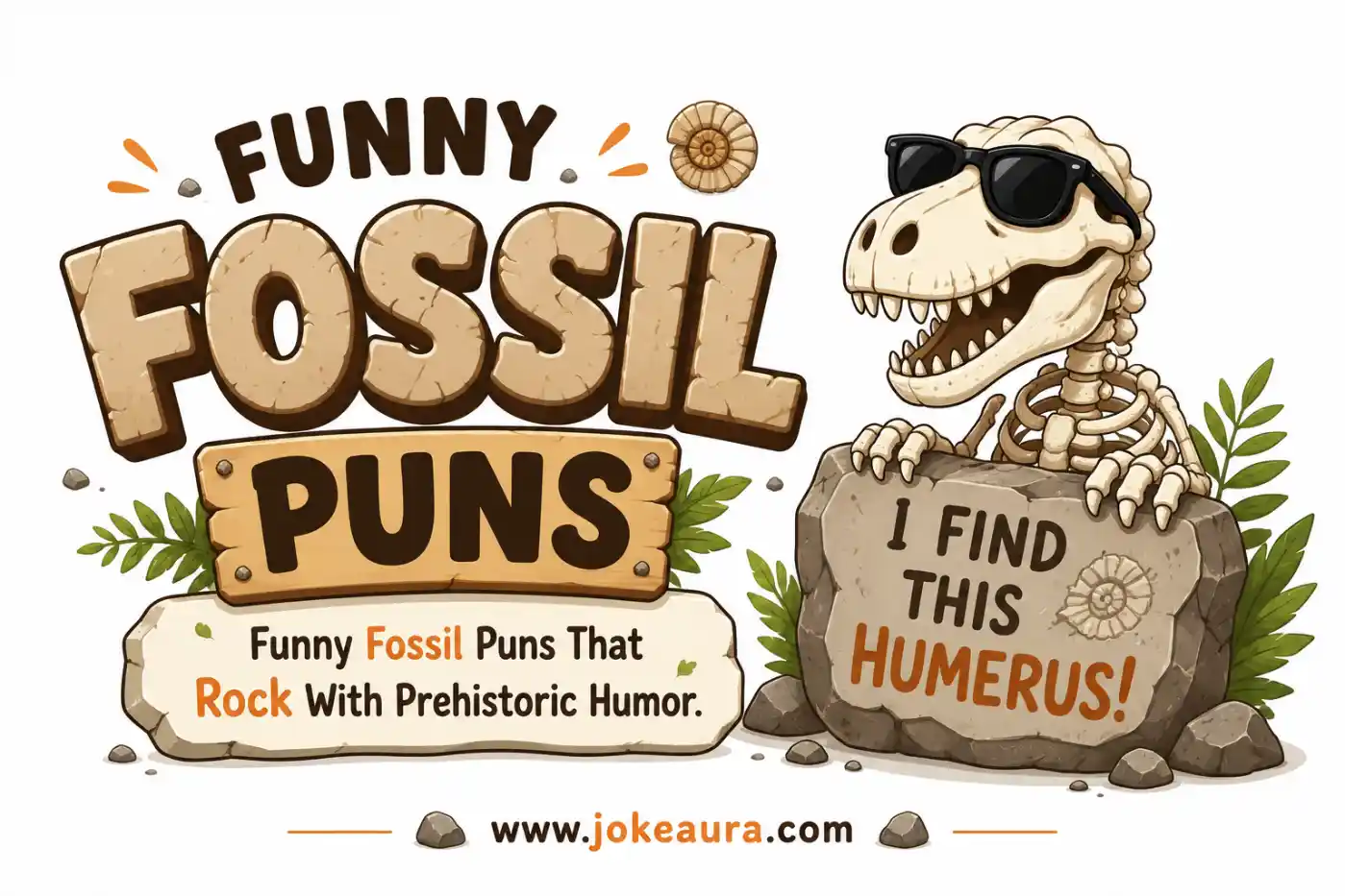 Funny Fossil Puns That Rock With Prehistoric Humor