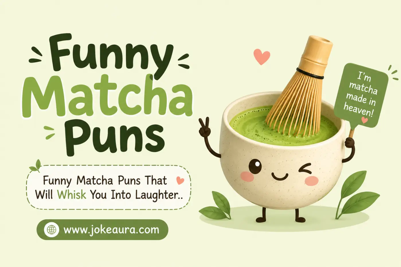 Funny Matcha Puns That Will Whisk You Into Laughter.