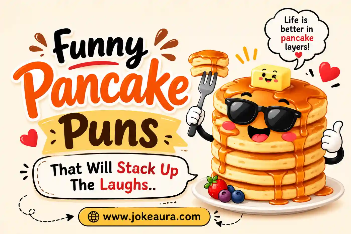Funny Pancake Puns That Will Stack Up The Laughs.