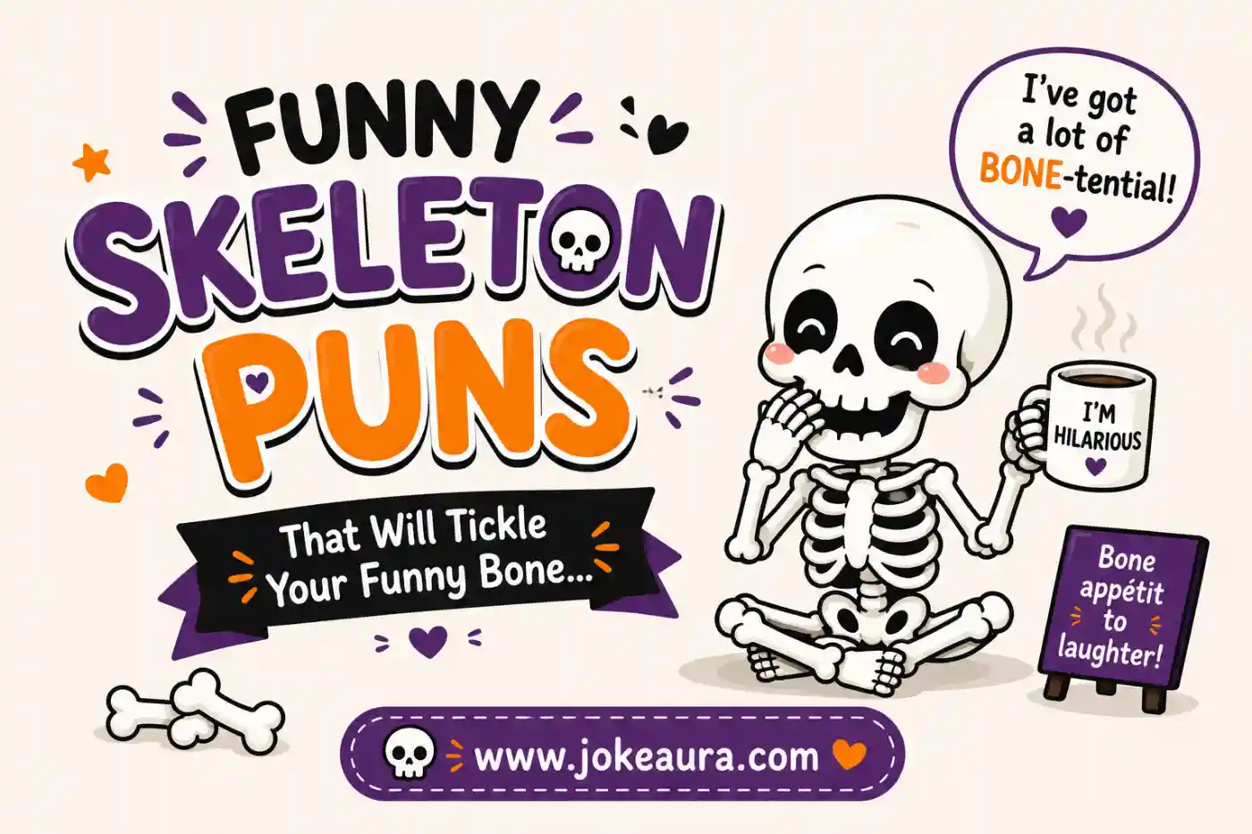 Funny Skeleton Puns That Will Tickle Your Funny Bone.
