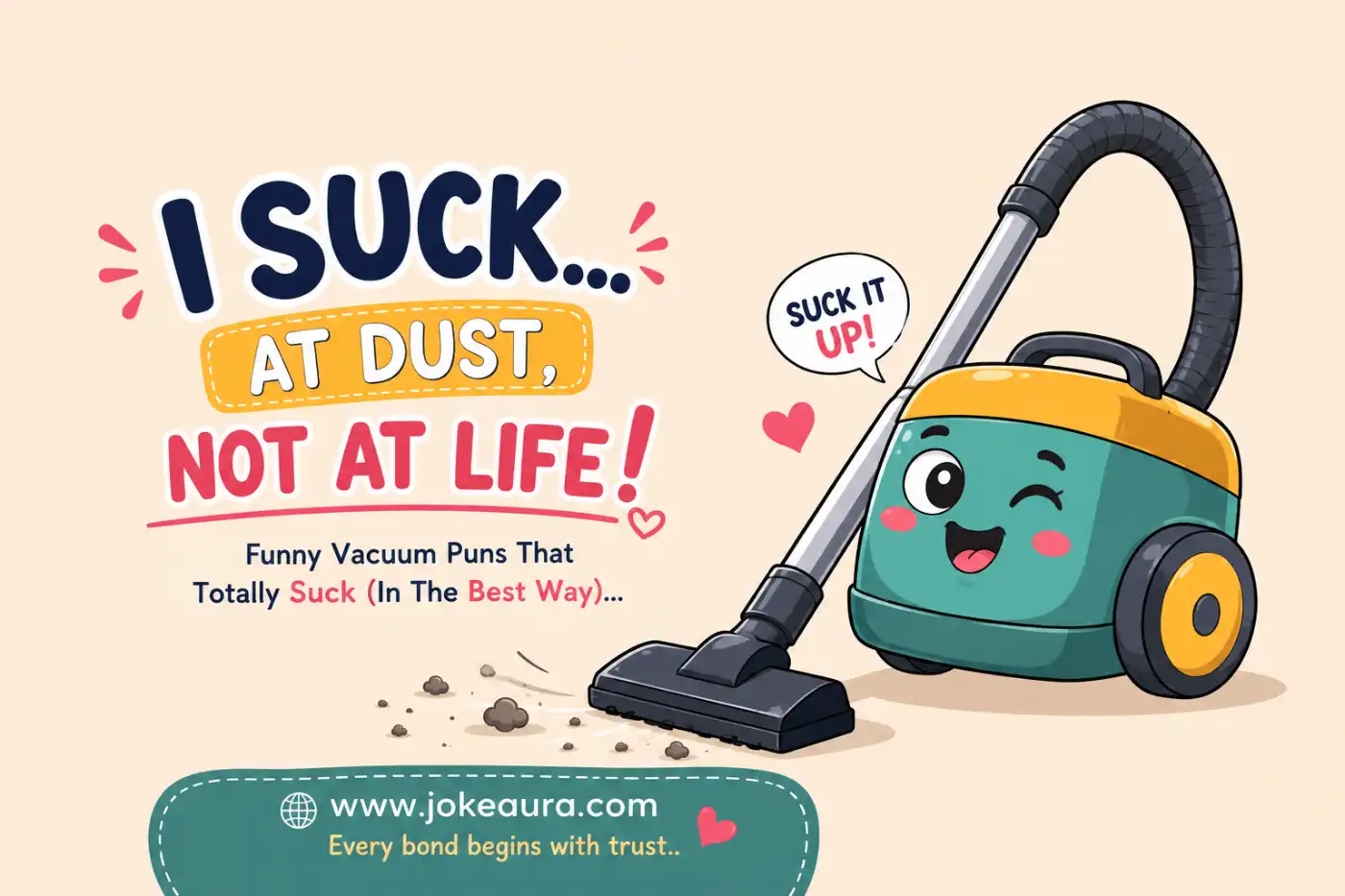 Funny Vacuum Puns That Totally Suck