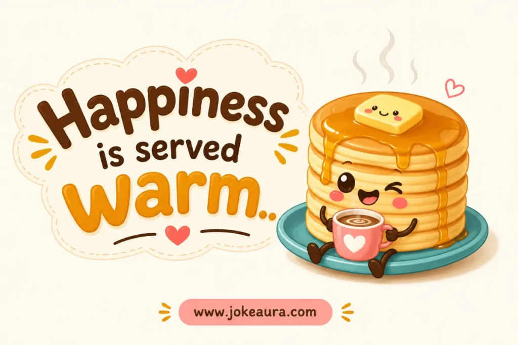 Happiness is served warm.