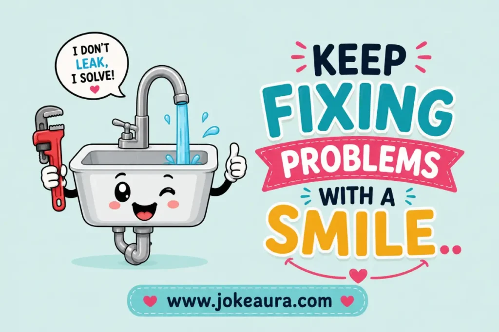 Keep fixing problems with a smile.