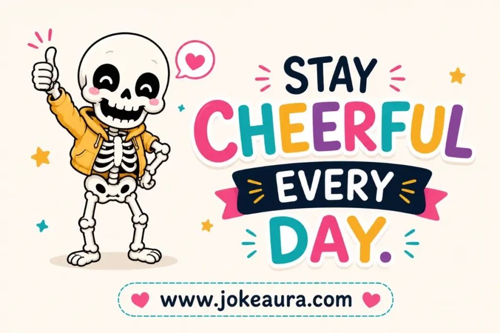 Stay cheerful every day.