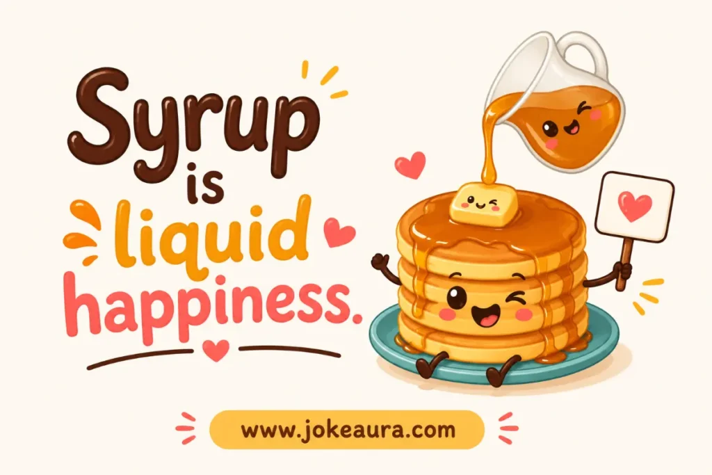 Syrup is liquid happiness.