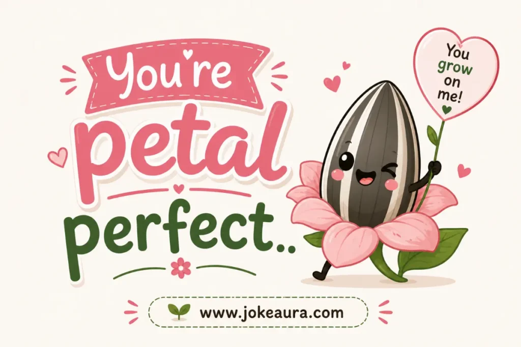 You're petal perfect.