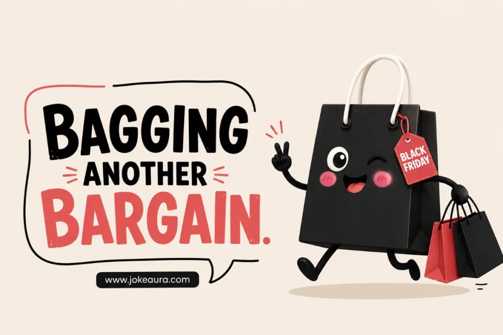 Bagging another bargain.