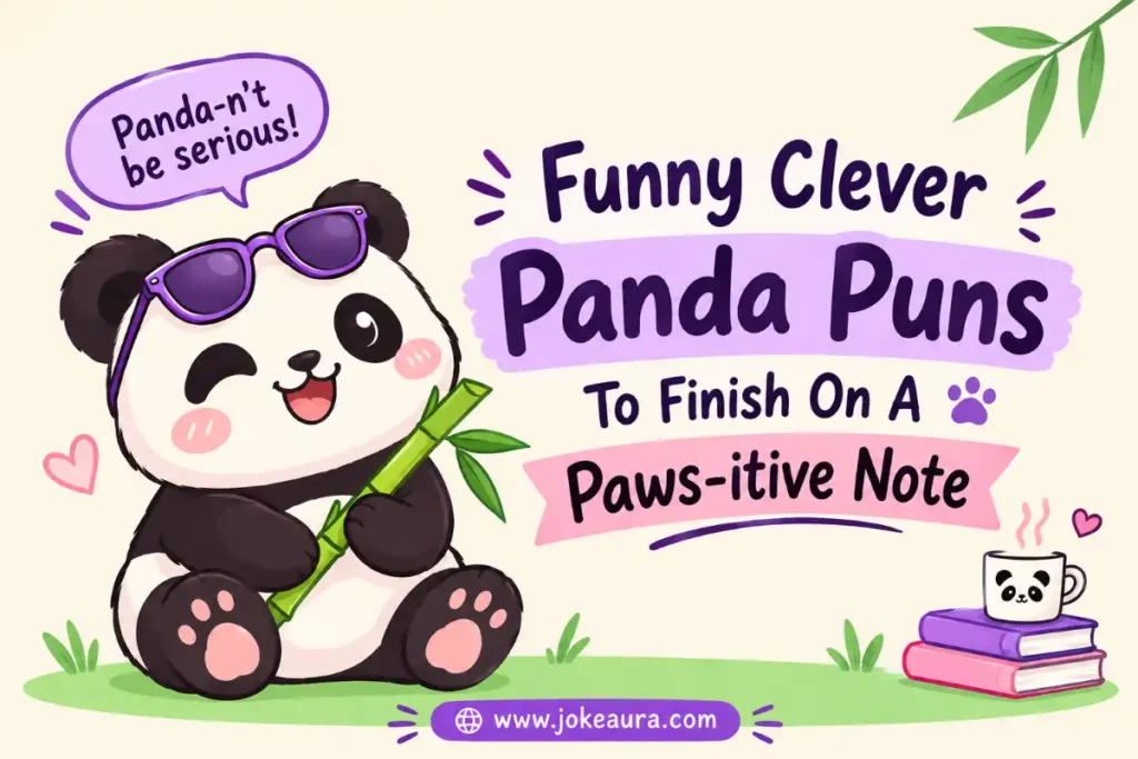 Clever Panda Puns To Finish On A Paws-itive Note