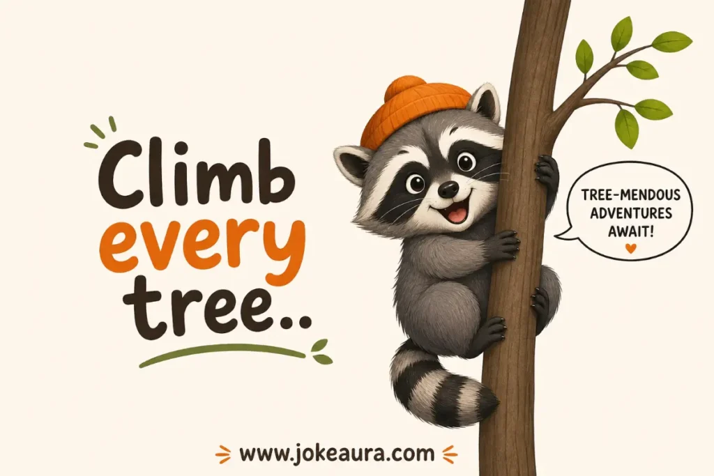 Climb every tree.