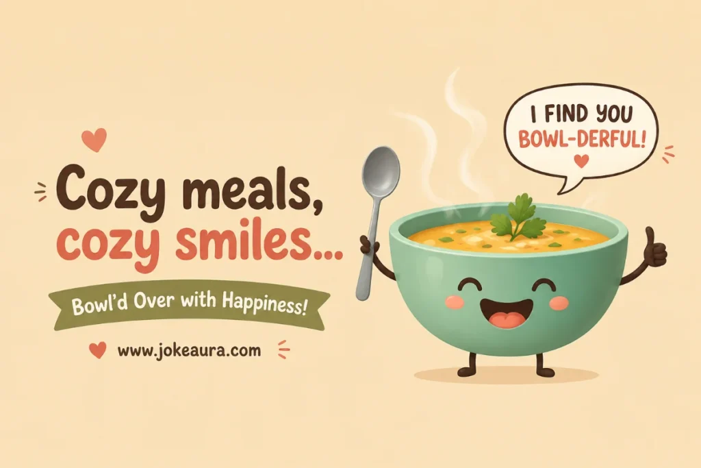 Cozy meals, cozy smiles.