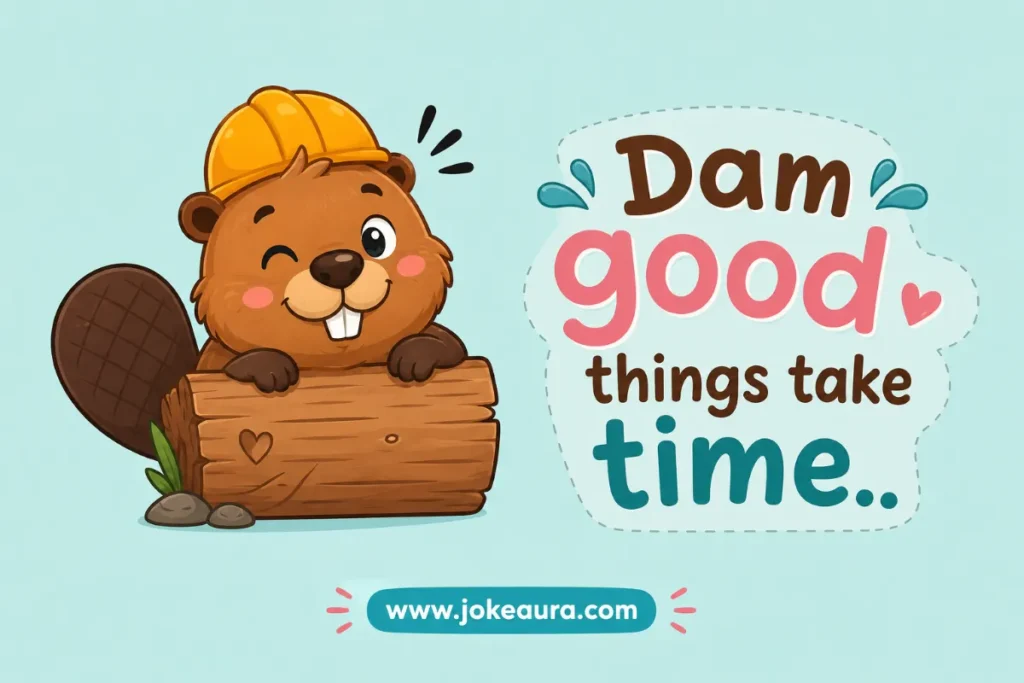 Dam good things take time.