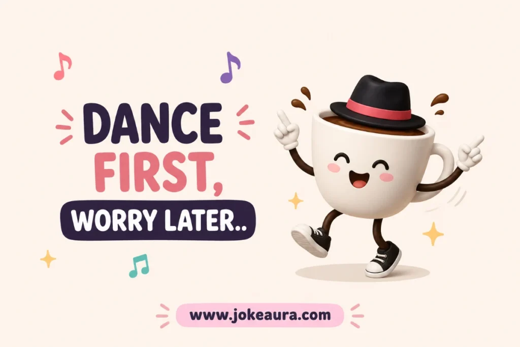 Dance first, worry later.