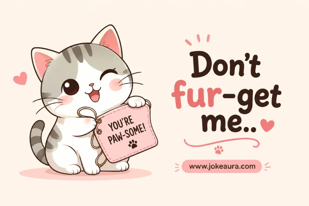 Don’t fur-get me.