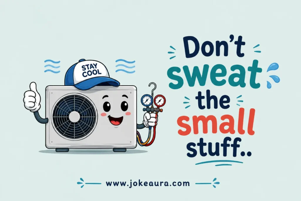 Don't sweat the small stuff.
