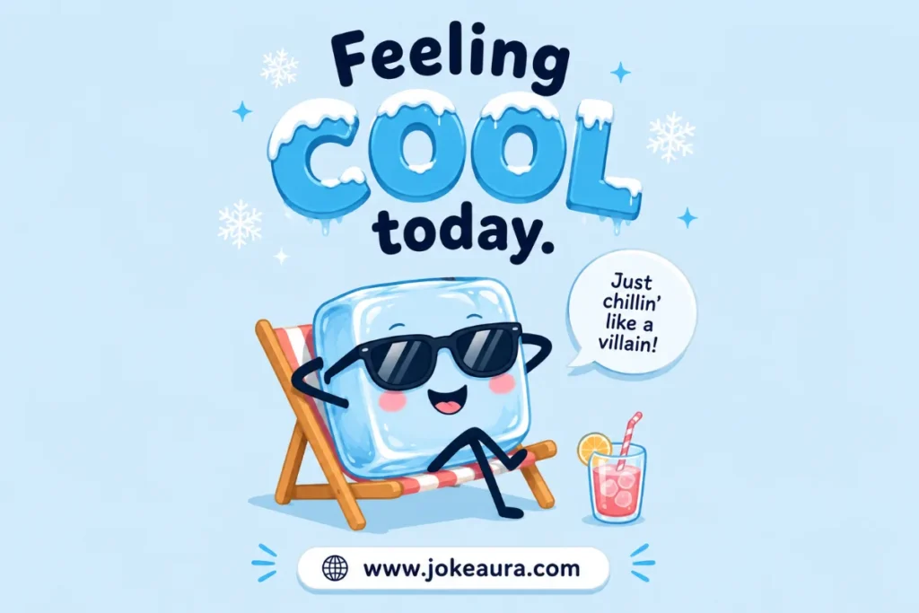 Feeling cool today.