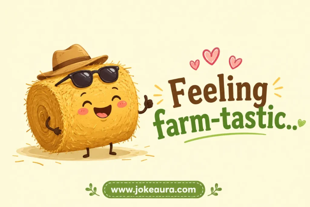 Feeling farm-tastic.