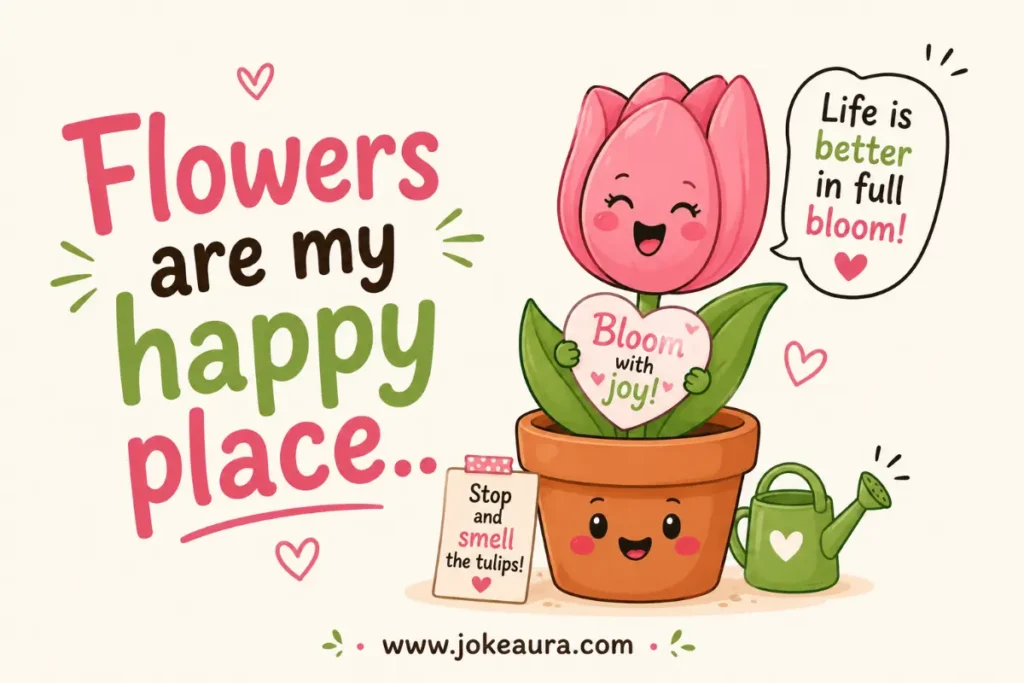 Flowers are my happy place.