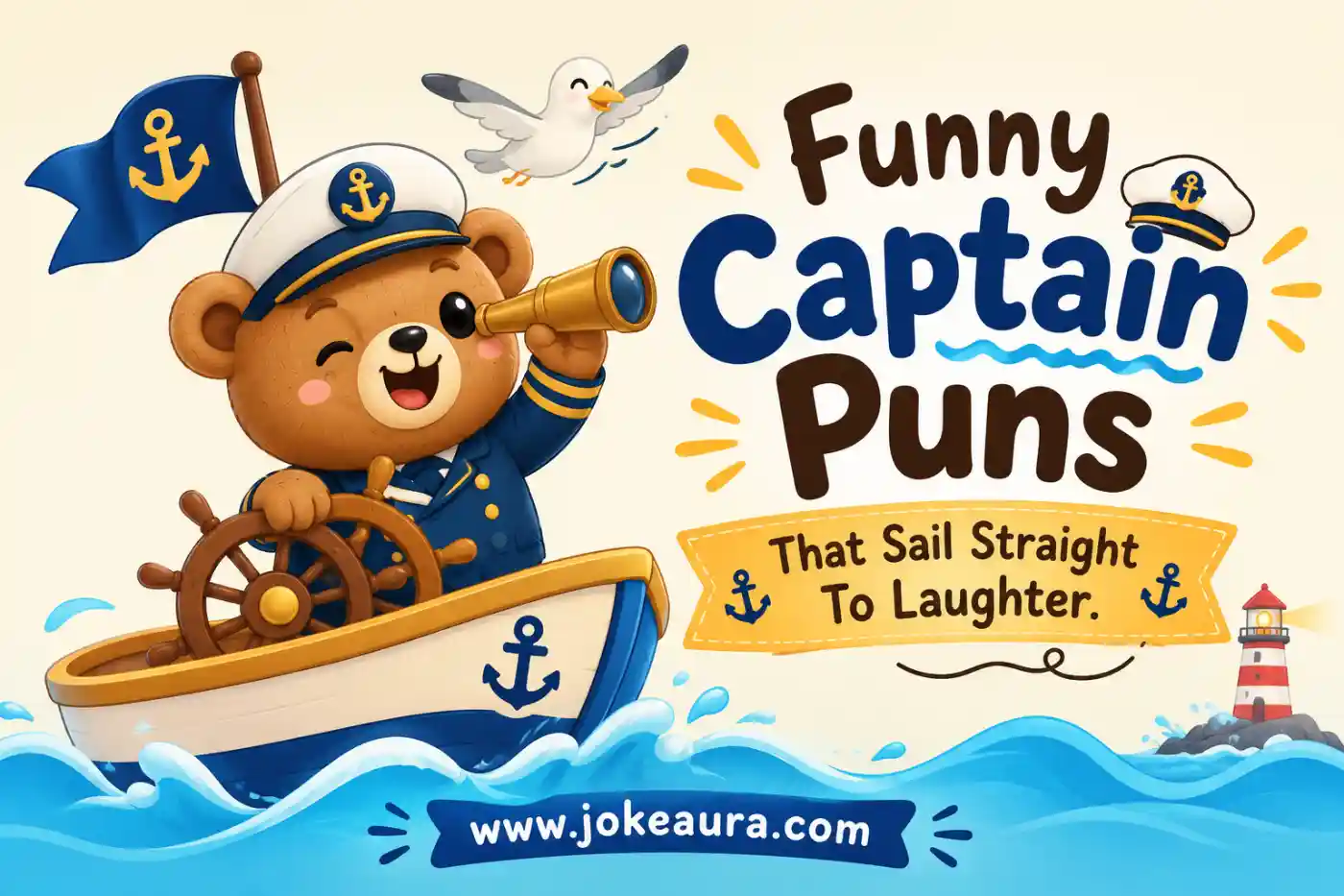 Funny Captain Puns That Sail Straight To LaughterFunny Captain Puns That Sail Straight To Laughter