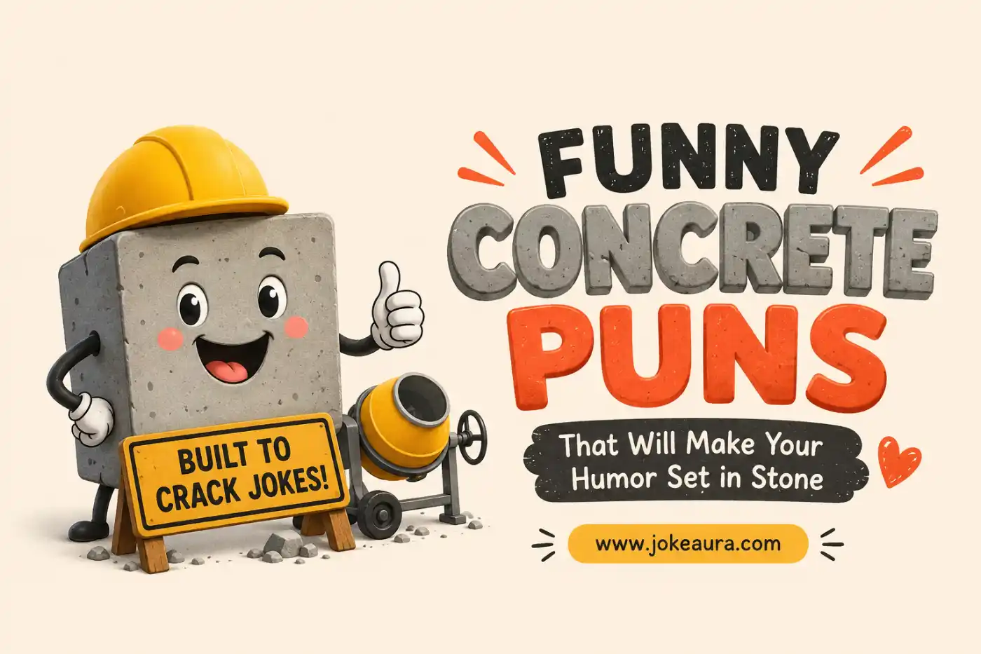 Funny Concrete Puns That Will Make Your Humor Set in Stone