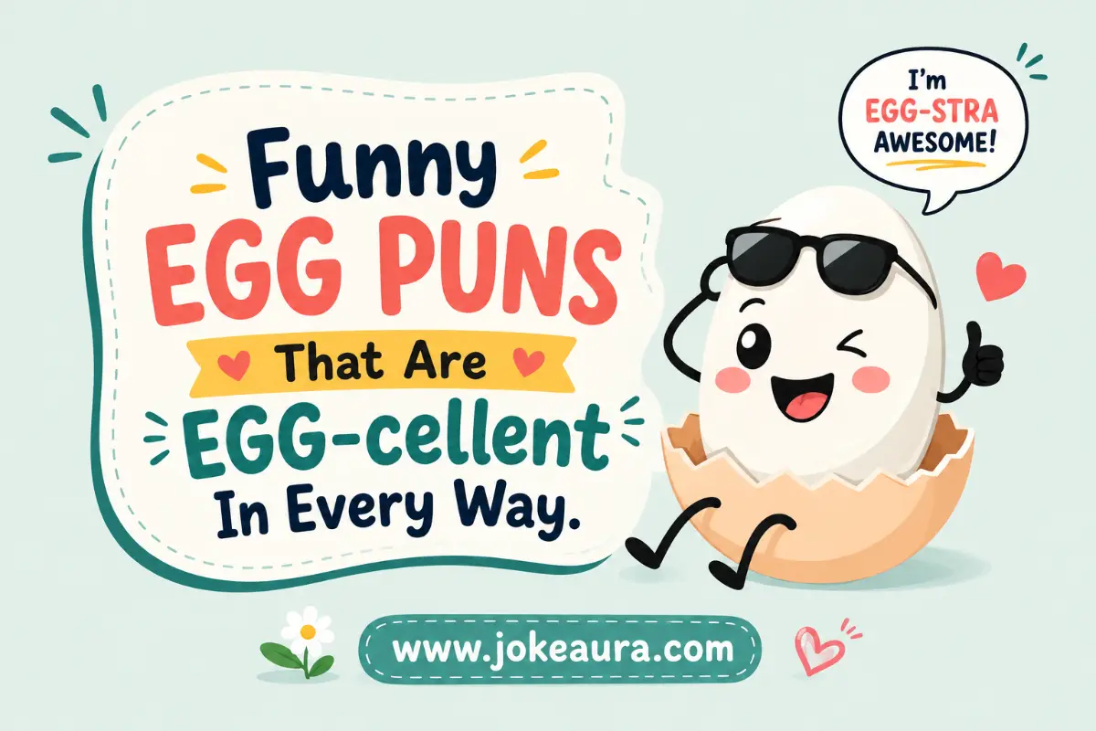 Funny Egg Puns That Are Egg-cellent In Every Way