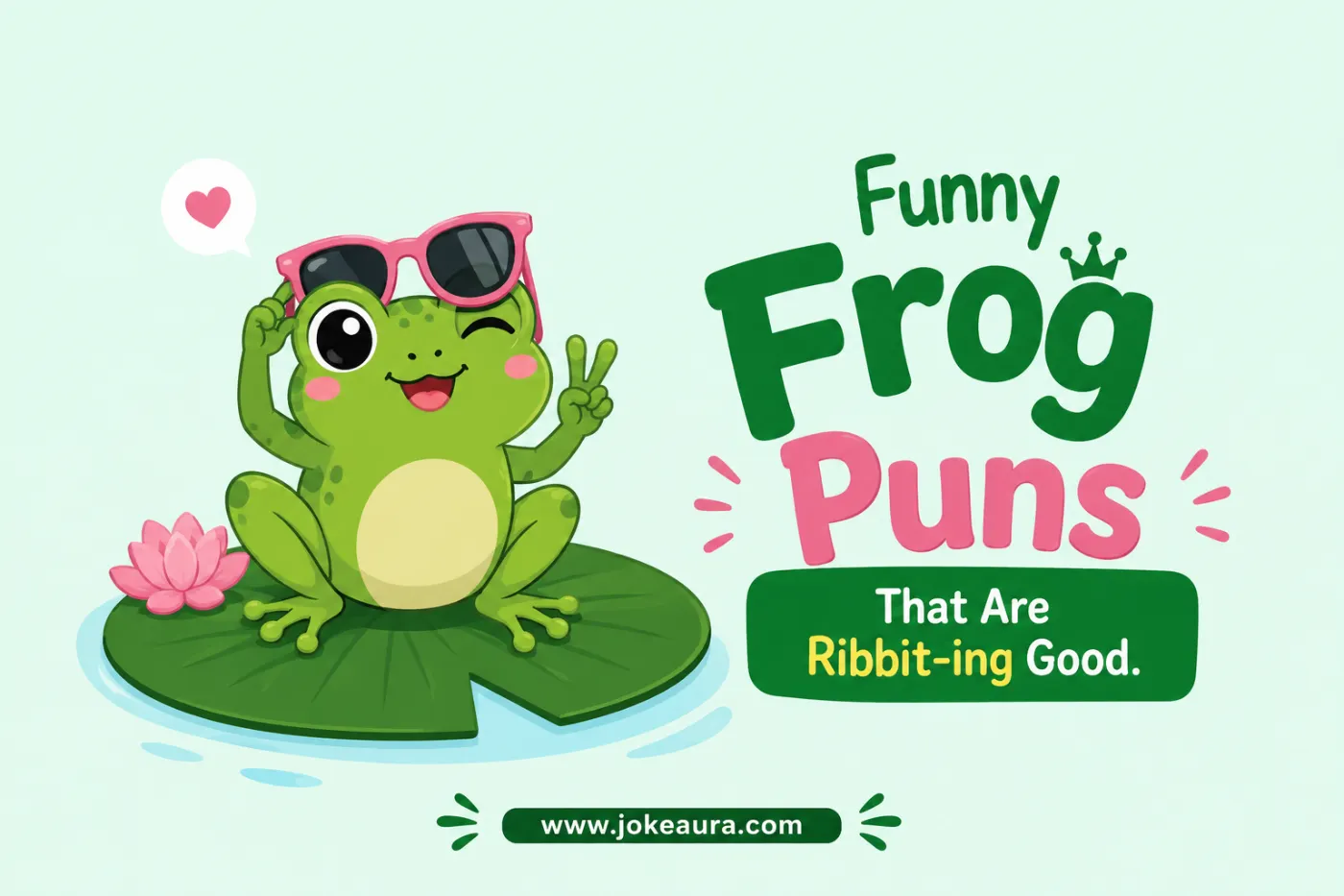 Funny Frog Puns That Are Ribbit-ing Good