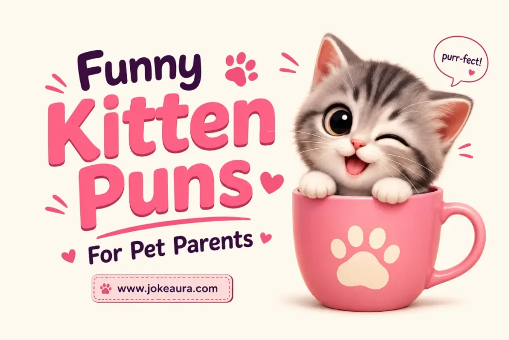 Funny Kitten Puns For Pet Parents