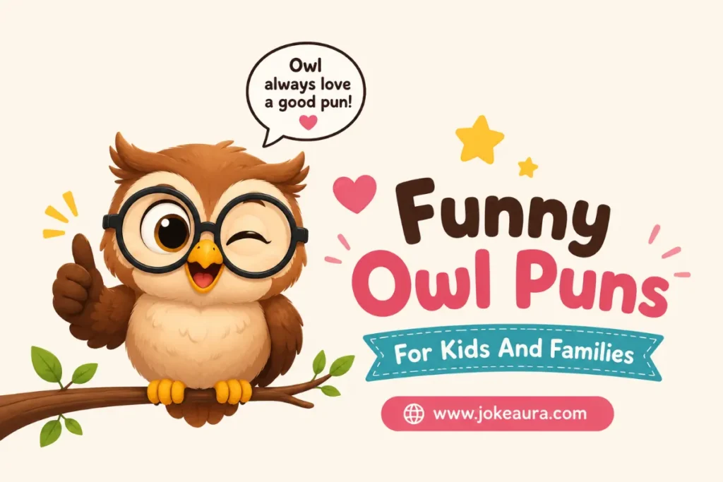 Funny Owl Puns For Kids And Families