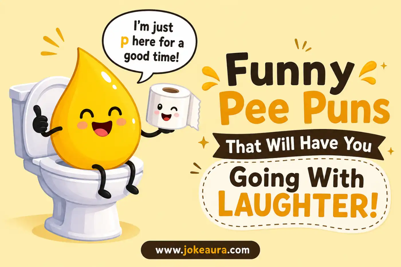 Funny Pee Puns That Will Have You Going With Laughter