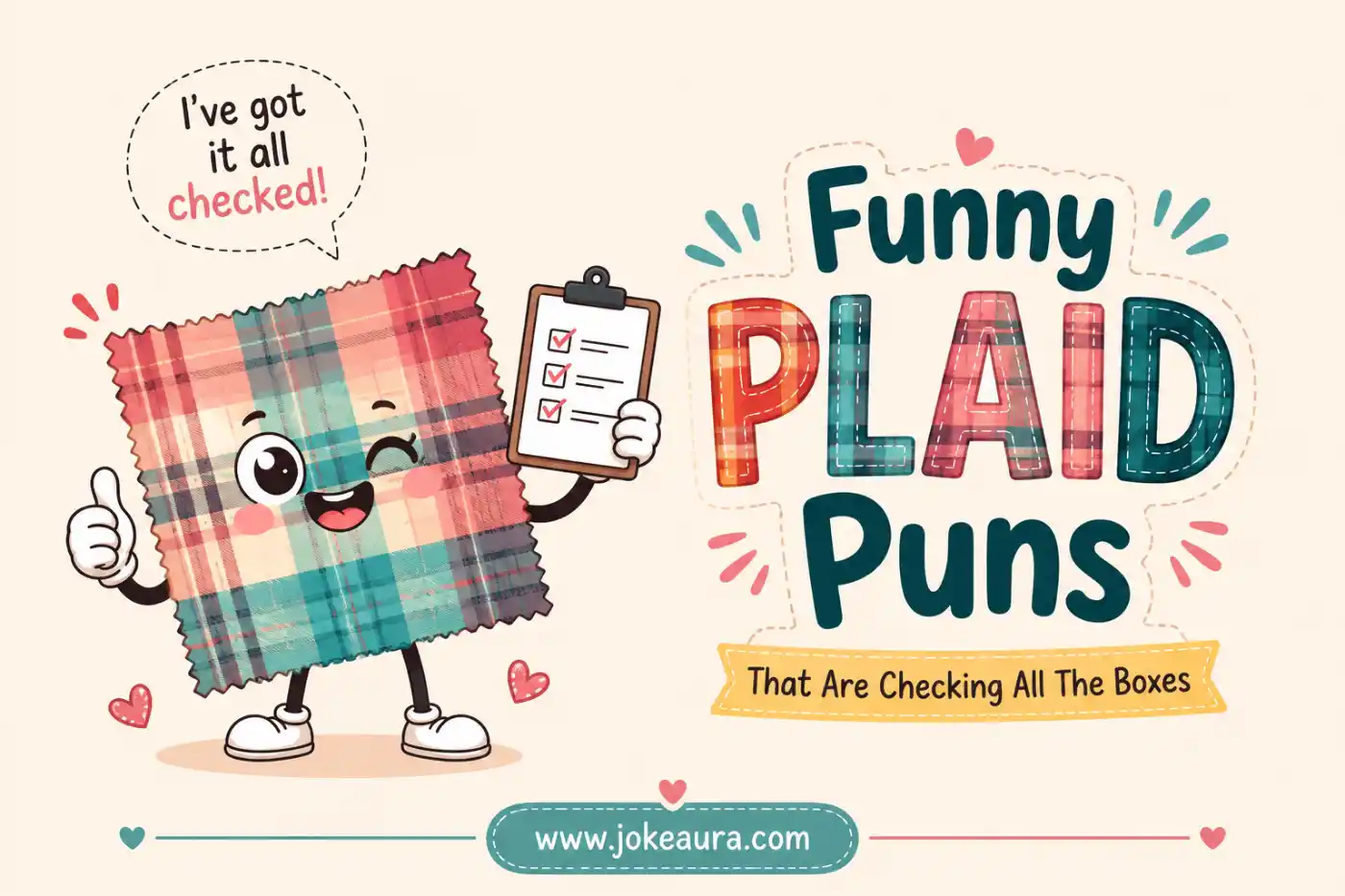 Funny Plaid Puns That Are Checking All The Boxes
