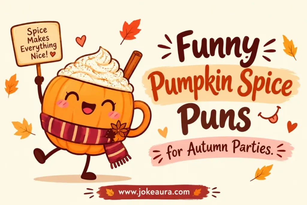 Funny Pumpkin Spice Puns for Autumn Parties