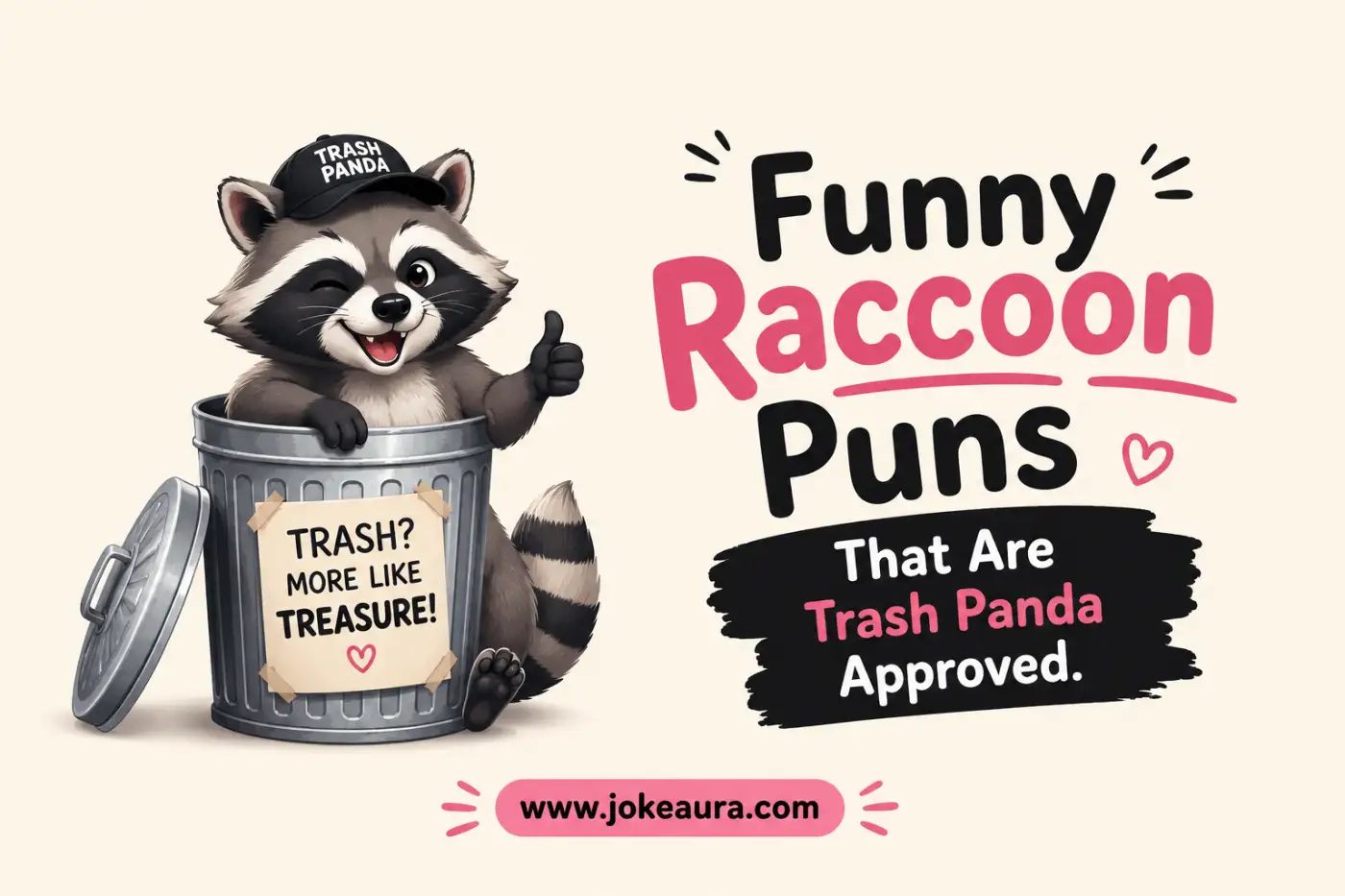 Funny Raccoon Puns That Are Trash Panda Approved
