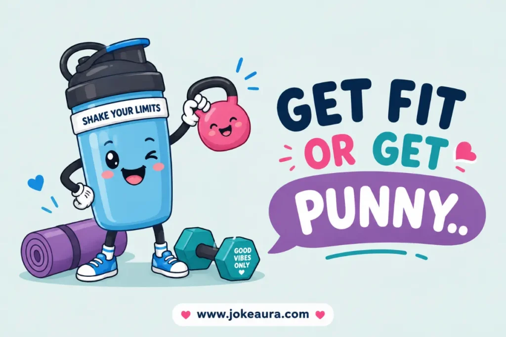 Get fit or get punny.