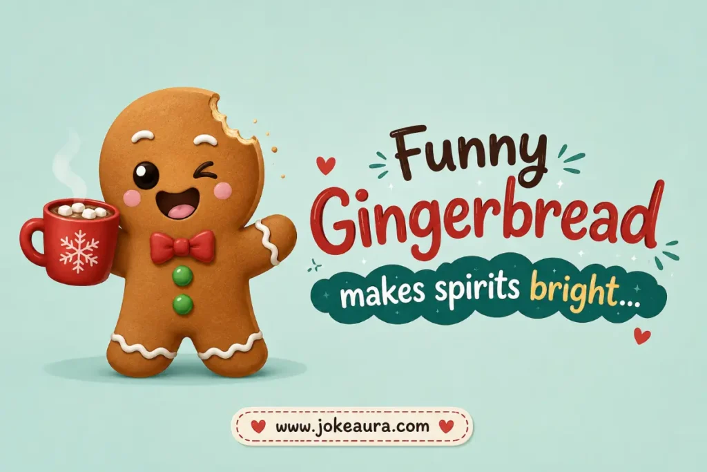 Gingerbread makes spirits bright.