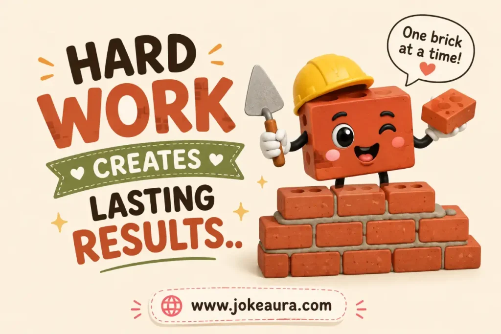 Hard work creates lasting results.