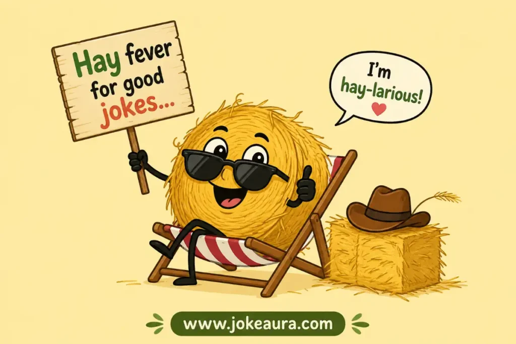 Hay fever for good jokes.