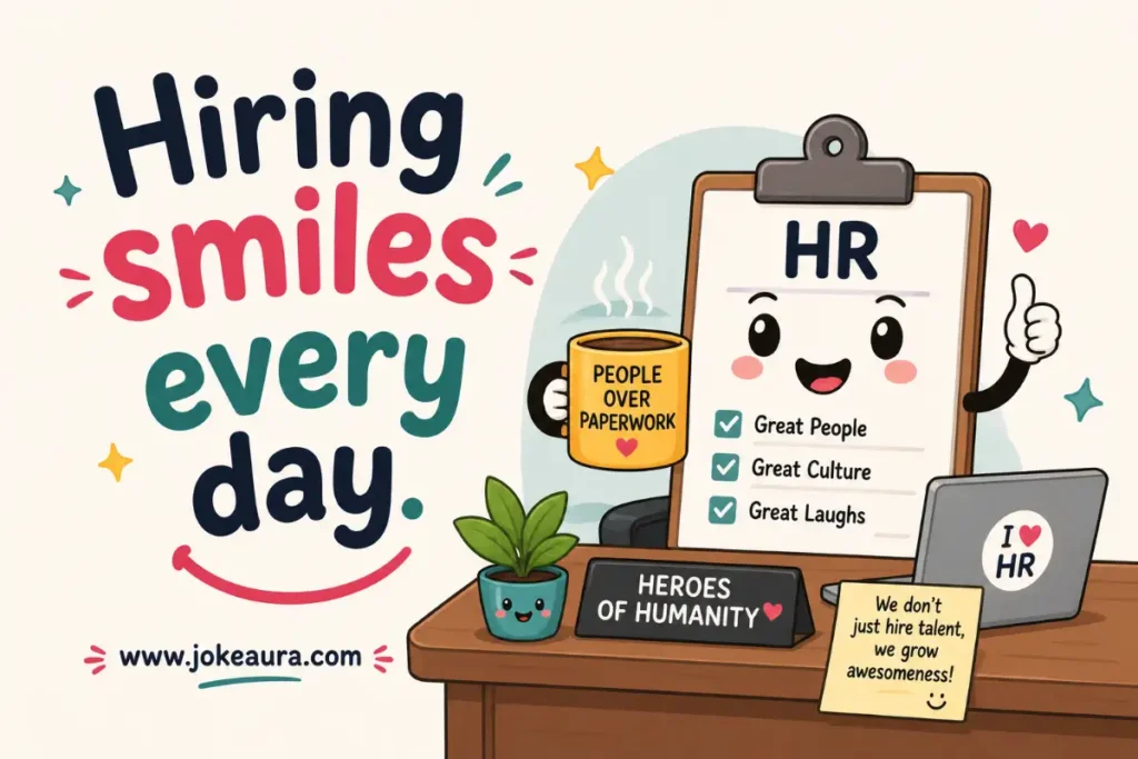 Hiring smiles every day.
