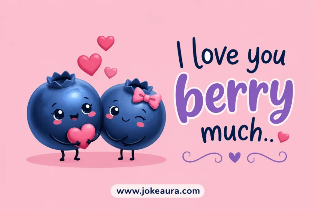 I love you berry much.
