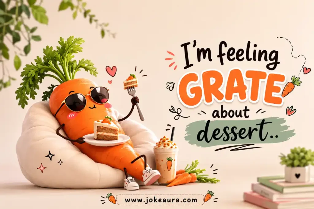 I'm feeling grate about dessert.