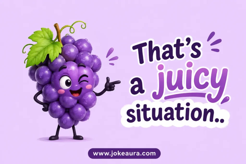 I'm grape-ful for the laughs.