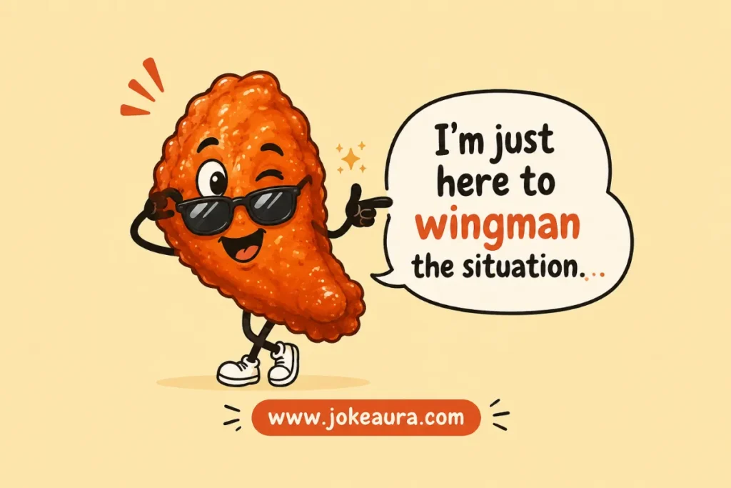 I’m just here to wingman the situation.