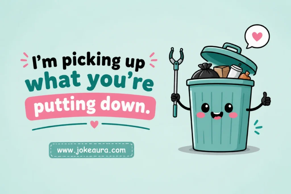I'm picking up what you're putting down.