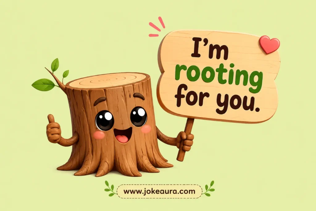 Iâm rooting for you.