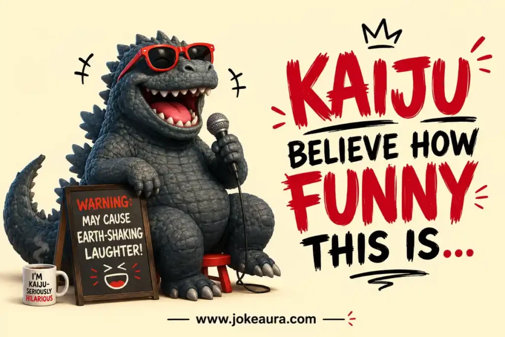 Kaiju believe how funny this is.