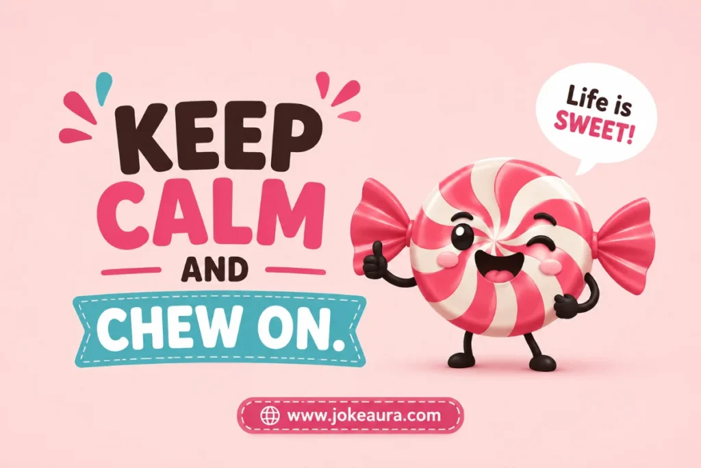 Keep calm and chew on.